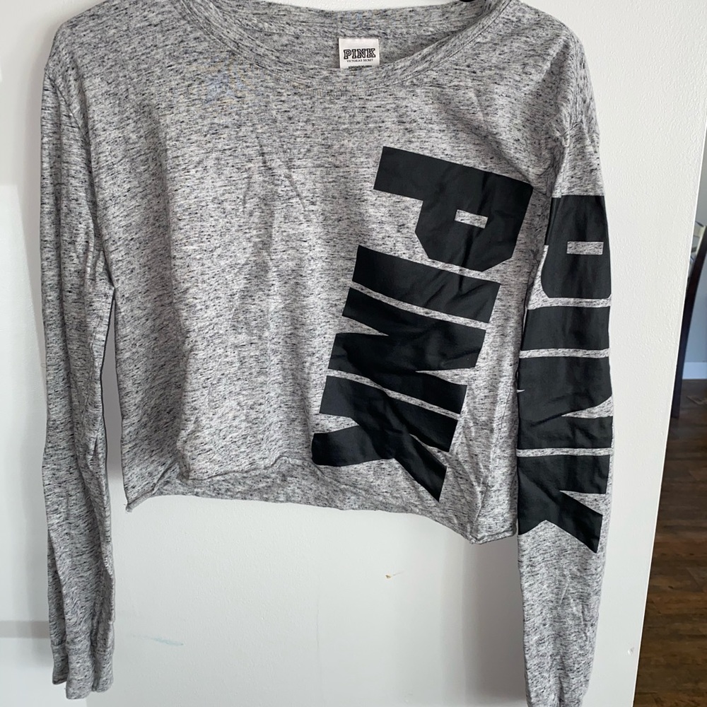 PINK brand cropped long sleeve